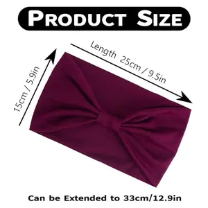 8 Pack Wide Non-Slip Boho Women's Headband - Elastic Large African Turban Headwrap Ideal for Yoga,Workouts,Running - Non-Slip Design for Women Sports & Outdoor cotton Hairstyles