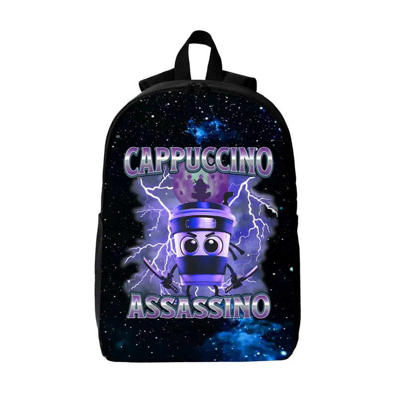 6 7 Funny Baseball Ice Cream Drip Meme Backpacks Two-Way Zippers