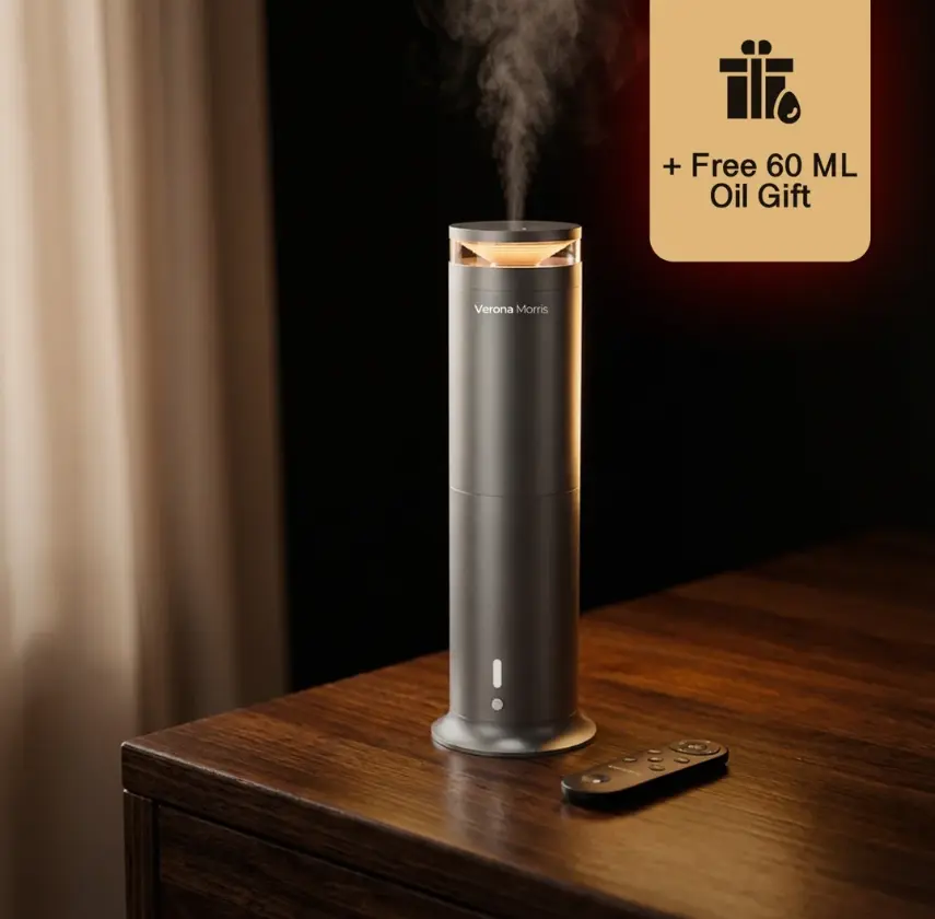 Verona Lume Smart Fragrance Diffuser Home Aroma 1080 Sq Ft Bluetooth