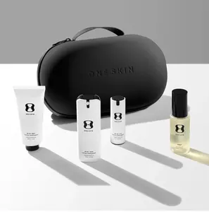OneSkin Travel Kit OS-01 Peptide Serum Set with OS-01 FACE BODY EYE PREP and TSA-Friendly Packaging for Skin Longevity