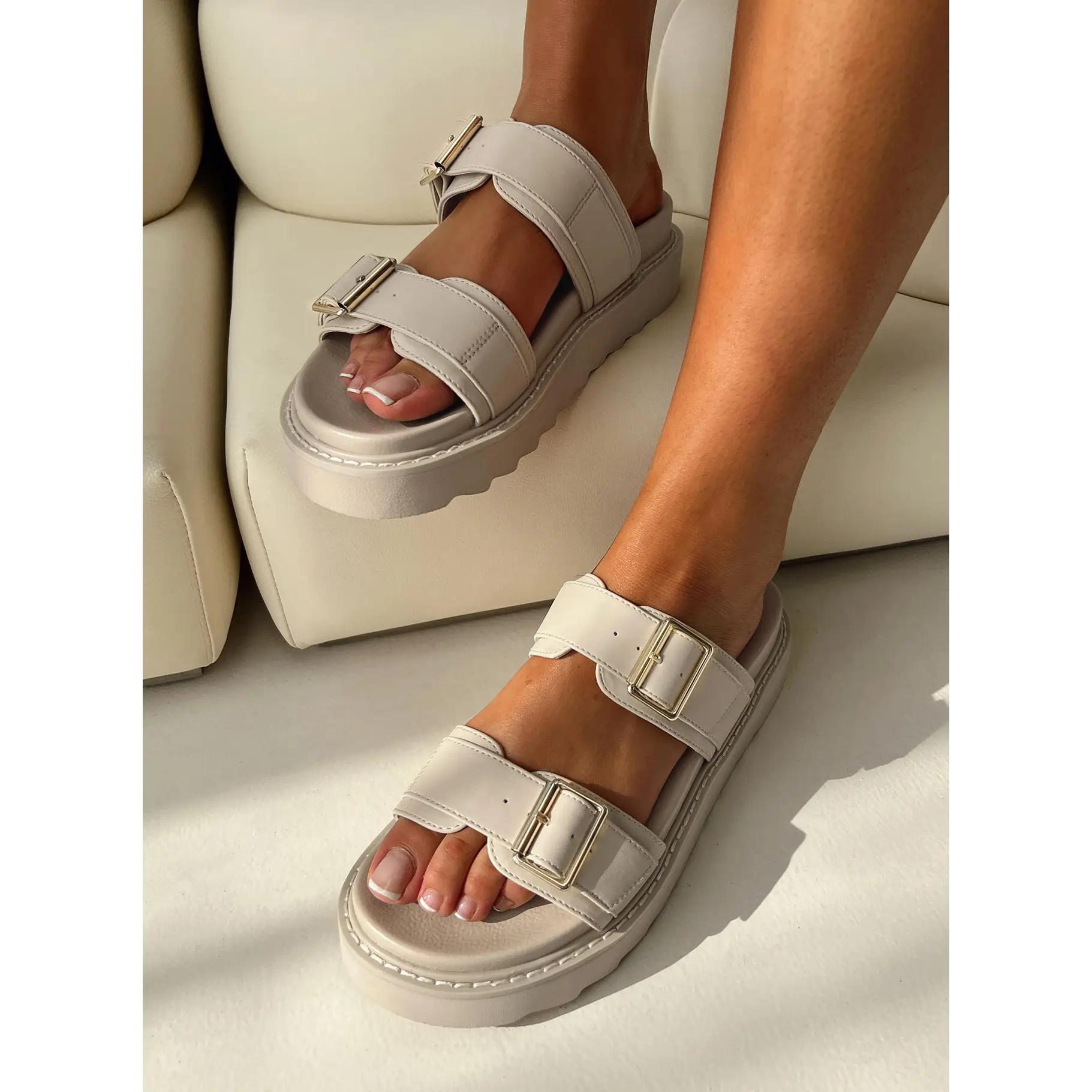 Ma Belle Sandals Cream