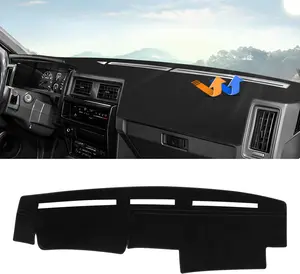 KUST Dashboard Cover Mat for 1986-1993 Nissan Pathfinder D21 Accessories Dash Cover Upgrade Velvet Dash Mat Sunshade Glare UV Rays Protector