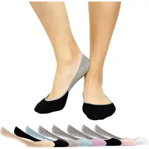 Women’s No Show Loafer Socks, Boat Shoe Liners with Non Slip Grip Womenswear Bridal Basic grip socks Minimalist Beige(3 Pairs) grip socks