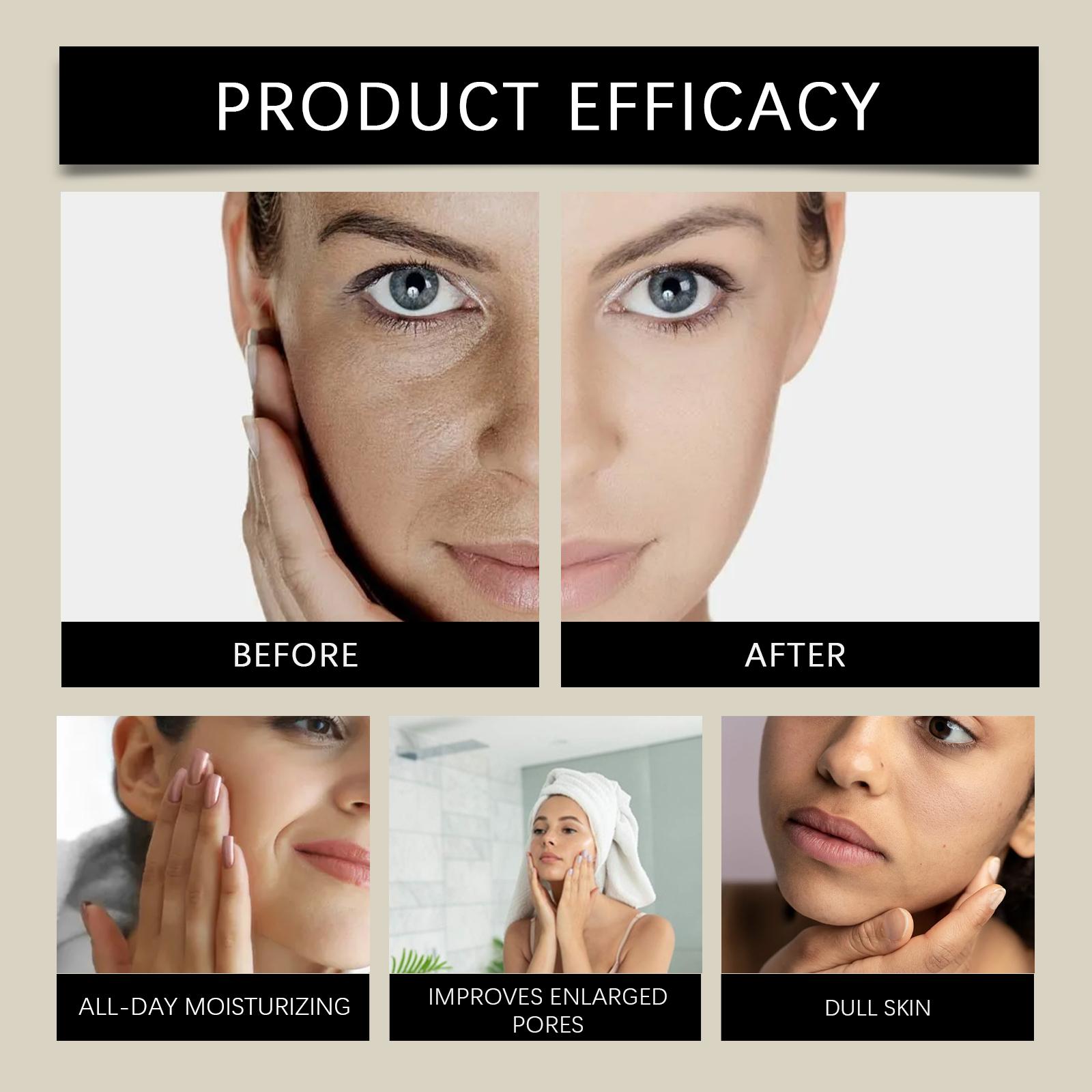 Hydrating Brightening Serum, Refines & Softens Skin, Translucent Glowing Hydration, Gentle Facial Care Essence