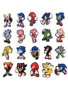 20 Cartoon Shoe Decorations, Animation Theme Shoe Accessories for Kids & Adults, Perfect Gift Choice for All Seasons