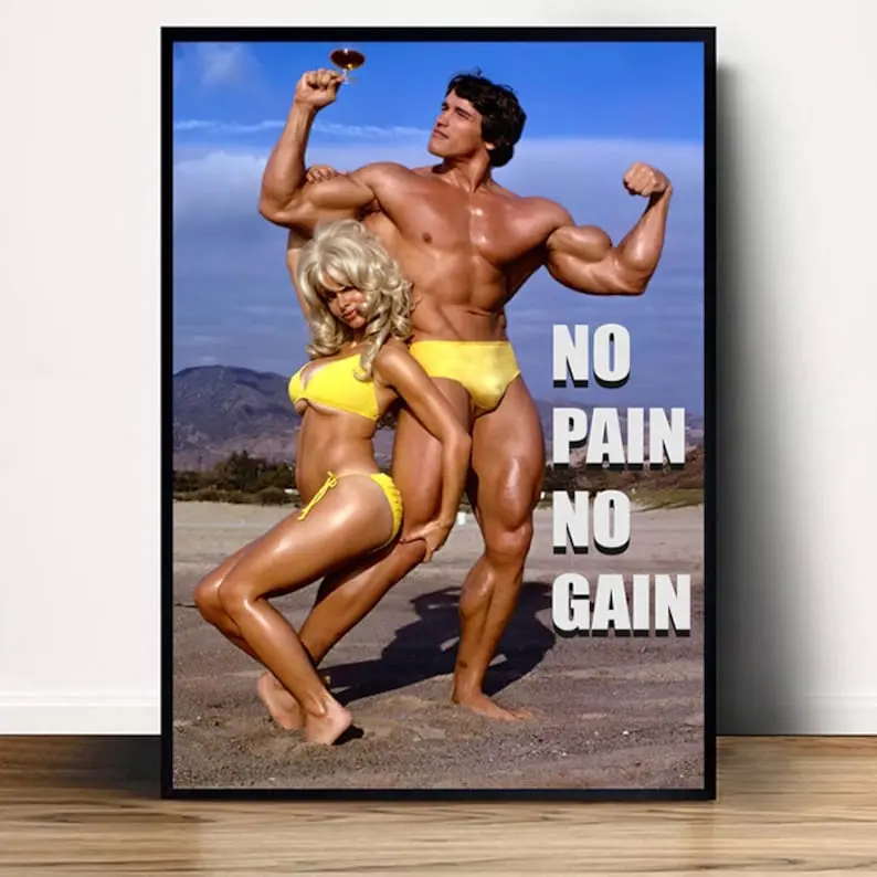 Arnold Schwarzenegger Bodybuilding Poster