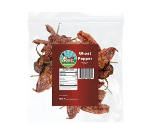 Ghost Chili Peppers, Bhut Jolokia, Hot Peppers. 2 oz.