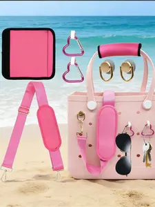 Bag accessory strap with nylon handle packaging, detachable, suitable for Bogg bags and other bags, beach bag hooks and mini portable bag hooks,