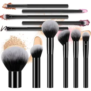 13pcs Makeup Brush Set High-Quality Synthetic Fibers Powder Foundation Blending Concealer Eyeshadow Brushes for All Skin Types