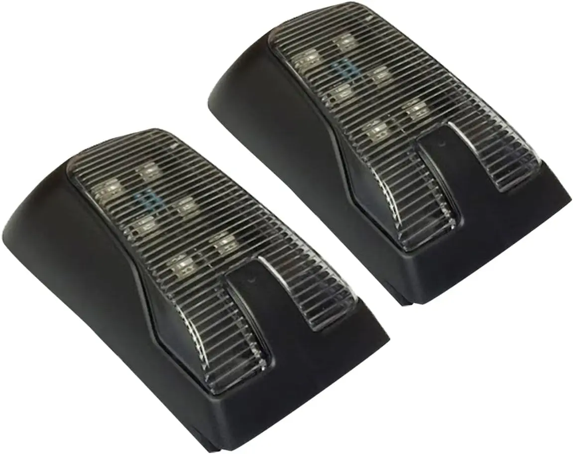 TORQUE 2-Piece Side LED Lamp Indicators with Top Light - Auxiliary Lights, Car Lighting Accessories for 2004-2015 Volvo VNL VN VNM, Vibration‑Tough