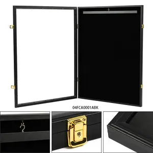 Wall Art Display 32" Jersey Cover Football Basketball Frame Lockable Box Rack
