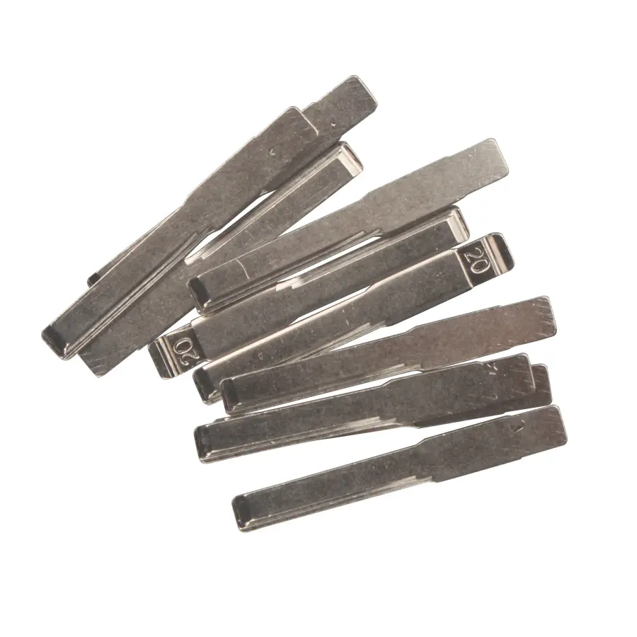 Mercedes-Benz key blade, type 20 blank, with central groove 10pcs, Car Key Accessory, Auto Accessories, Accessories For Car, Blank Blades