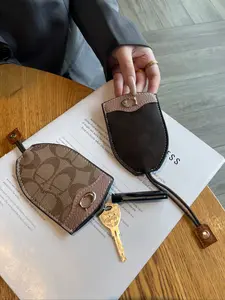 New Women's Multifunctional Key Bag, Fashion Vintage Car Key Holder, Remote Storage Pouch, Key Hook, Trendy Accessory