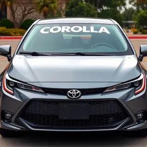 Corolla Windshield Decal 4x 40 White Vinyl High Quality for Corolla Vehicles Universal Car Sticker Stylish Car Merch