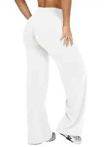 31.5'' Inseam Loose Casual Straight Leggings for Women, Workout Leggings Womens No Front Seam Straight Leggings High Waist Buttery Gym Yoga Pants, Yoga Pants Women High Waist Stretch Casual Soft Straight Leg Bottoms Gym Sportswear Bottoms