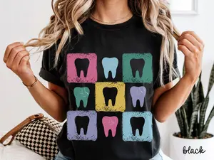 Dental Shirt, Dental Hygiene Gift, Dental Assistant, Dentist Shirt, Dental Office Gift, Pediatric Dental Squad Shirt, Dental Hygienist-1