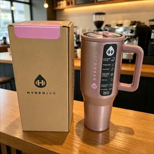 HydroJug Traveler 40oz Vacuum-Insulated Tumbler,Cateye Pattern, Portable Kitchenware Drinkware forCamping, Gym, Ideal Birthday Gift Thermos Water Bottle Stylish