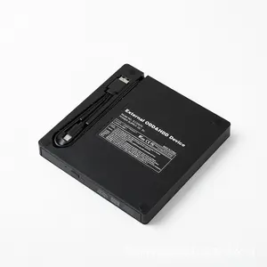 CD Texture USB3.0 & Type-C Portable External DVD CD Burner for Notebook Use