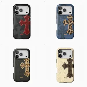 Crimson Cross By BLUNT Cases For Iphone 17 pro max, SamSung and more Phone Cases Phone Cover Hard Case Tough 2-piece Phone Case