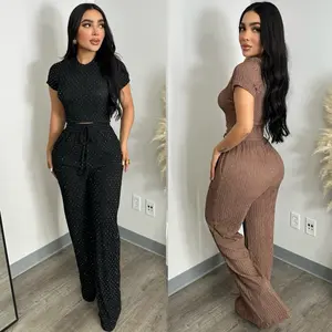 Lizzy Rhinestone 2PC Set - womenswear- Comfortable set