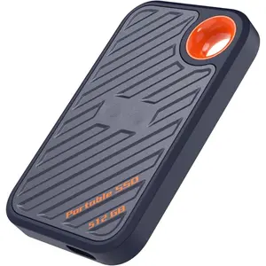 512GB  Portable SSD External Solid State Drives Up to 2000MB/s Read 1700MB/s Write Speed, USB 3.2 Gen.2 Business Travel Essential Supports Win to Go Dust-Resistant