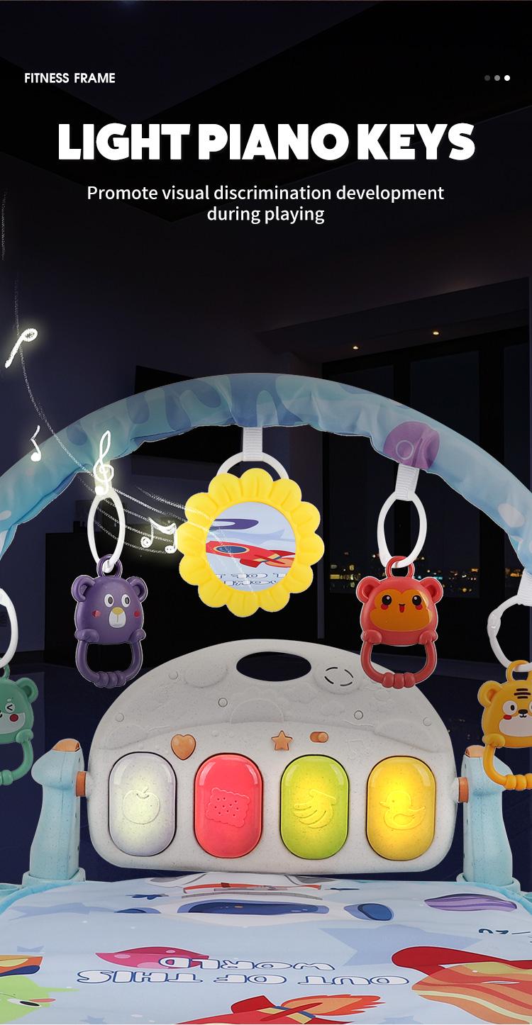 Baby Large Size 31 inch Play Mat Piano Gym with Music Rattles 4-Key Piano 422 MIDI Songs Removable Mat Newborn Gift for Christmas Birthdays Baby Large Size 31 inch Play Mat Piano Gym with Music Rattles 4-Key Piano 422 MIDI Songs Removable Mat Newborn Gift for Christmas Birthdays