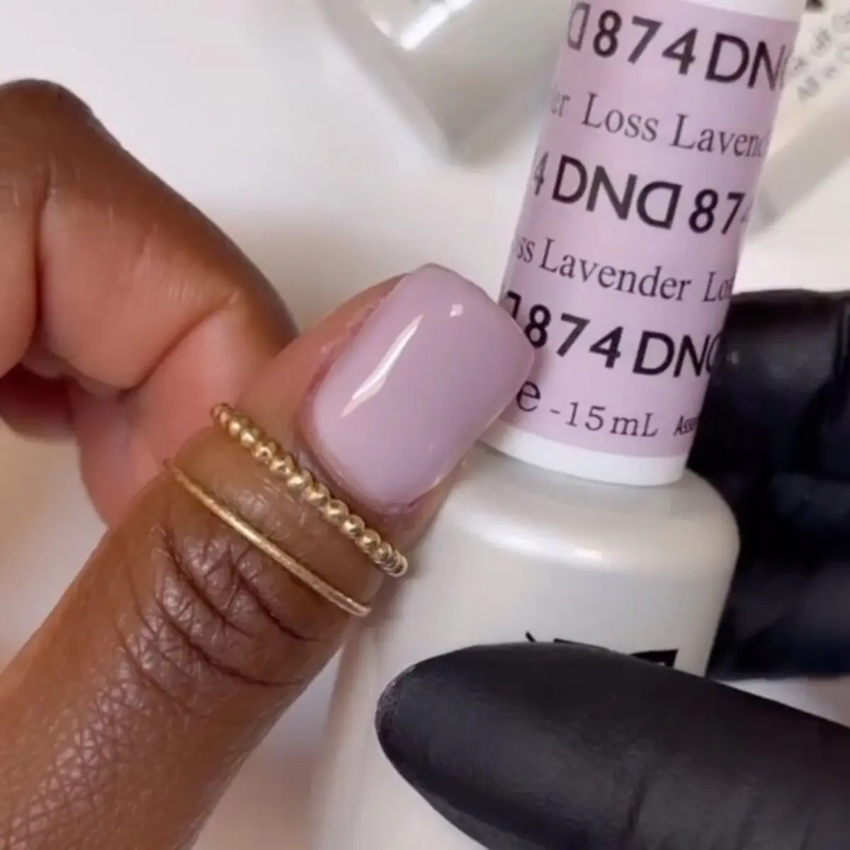 DND 874 Los Lavender Gel and Lacquer Duo nail care nail art sheer color