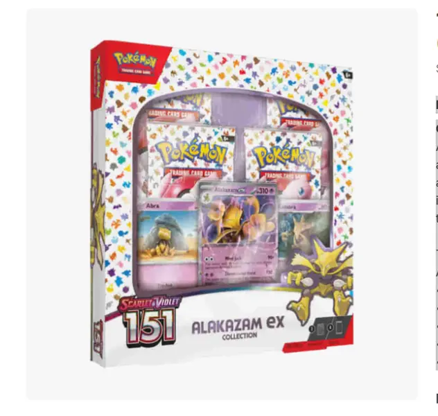 151: Alakazam ex Collection - TikTok Shop