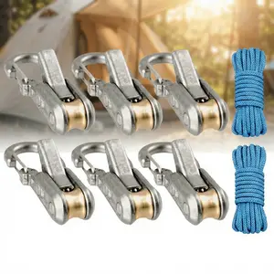 High-Strength Metal Rope Tightener, Industrial Grade Locking Force, Ideal for Extreme Outdoor Environments, Fix Large Windy Tarps, Reinforce Luggage