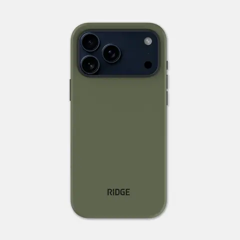Ridge iPhone Case | 8ft Drop Protection | MagSafe & Qi Compatible | Dual-Layer TPU | Aluminum Buttons | Leather & Carbon Fiber | Slim Protective Phone Case