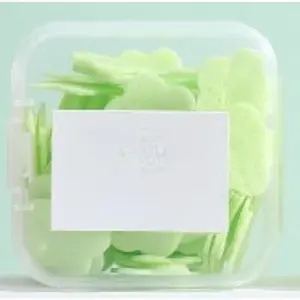 100Pcs/Box Portable Skin Friendly Fresh Hand Washing Toilet Soap Slice Disposable Petal Soaps Flakes Household for Girls/travel