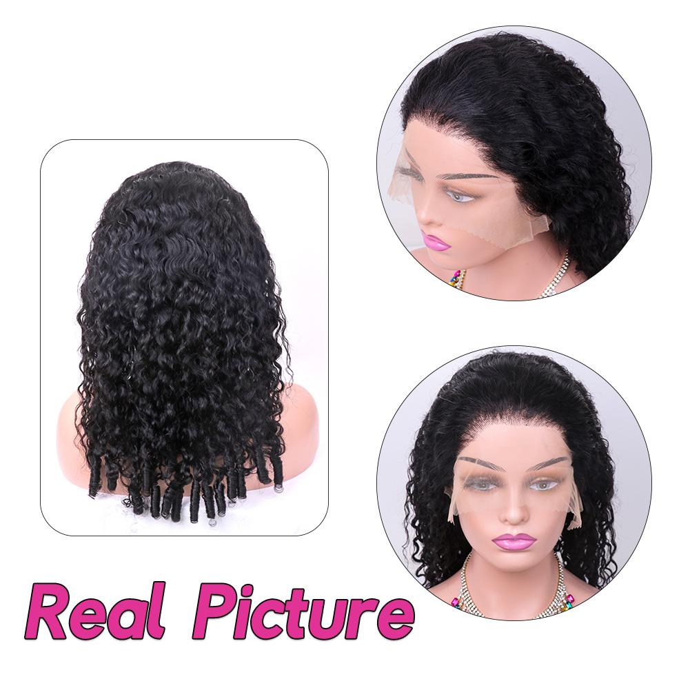 Bling Hair Human Hair Wig Deep Wave 13x4 13x6 Transparent HD Lace Frontal Wig for Women Pre Plucked Brazilian 4x4 Lace Closure Wig Curly 30 Inches 180% Natural Hairline #SummerVibes