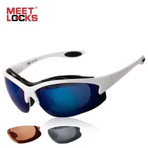 MEETLOCKS Anti-fog Sports Sunglasses with Sweat Stripe