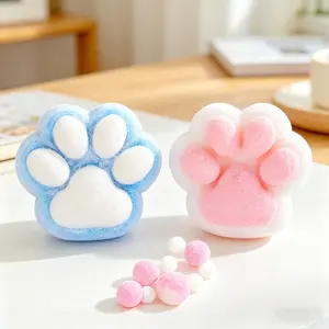 Soft Cat Paw Pinch Toy, Slow Rising Stress Relief Squeeze Toy, Fidget Toy for Anxiety, Desk Decor Gift