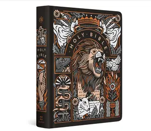 ESV Single Column Journaling Bible, Artist Series (Hardcover, Joshua Noom, The Lion and the Lamb): Holy Bible, English Standard Version Hardcover – February 20, 2025