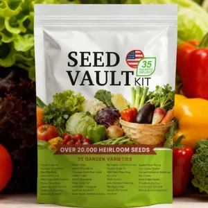 35 Types Mixed Vegetable Seeds Bundle – Ultimate Backyard Garden Seed Kit, Easy to Grow Non-GMO Heirloom Veggies for Beginners & Pros, High Yield Home Food Growing Set