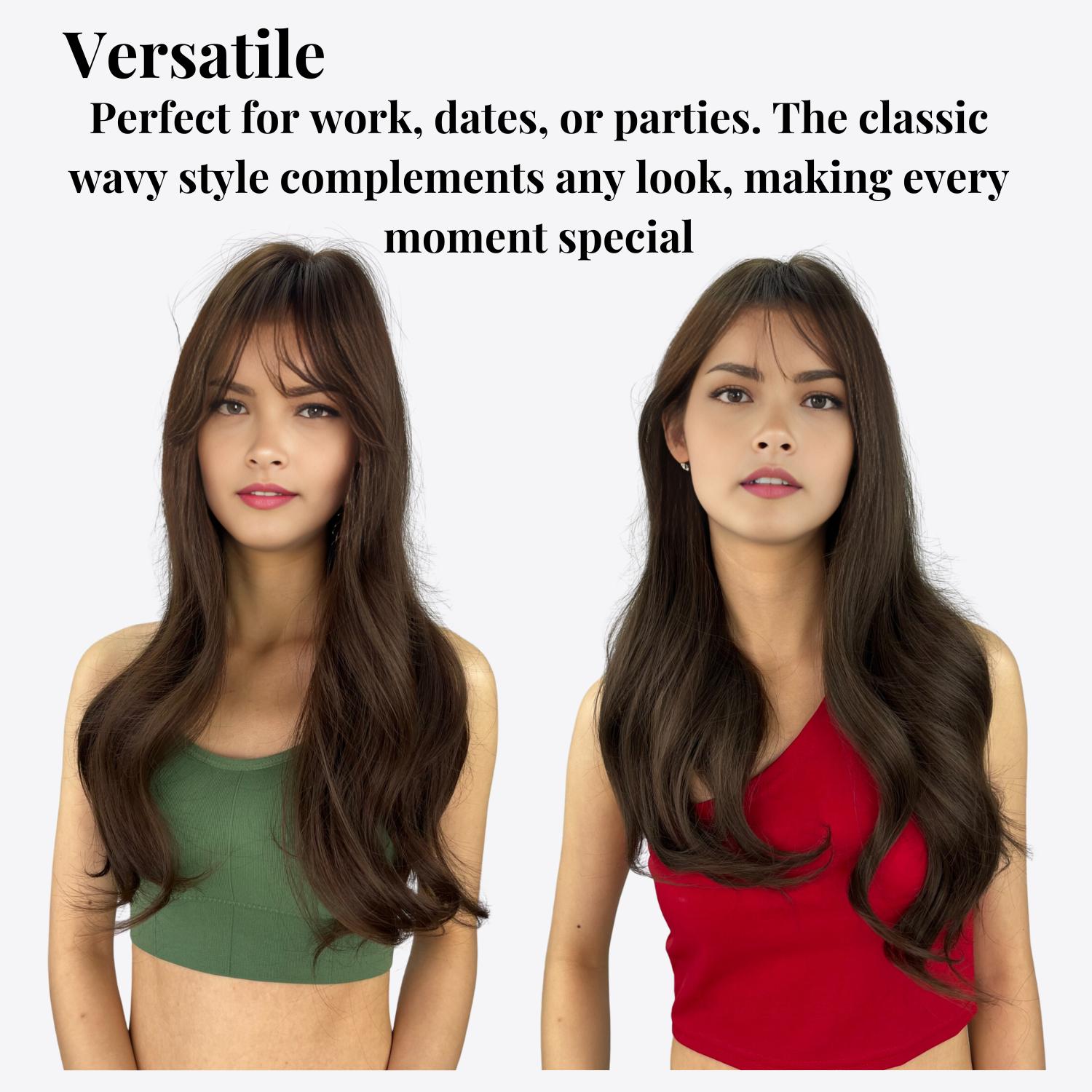 LUXSYA Hair Toppers - Curly - Big Waves