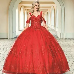 (LIVE 2) Elegant Quinceanera Dress with Tulle & Embroidery for Special Occasions - Beautiful & Versatile Design