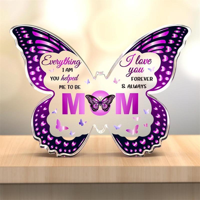 Butterfly-Shaped Acrylic Keepsake Gifts For Mothers Day