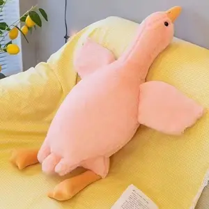 90cm Large Duck Pet Toy Pillow, Dog Companion Toy for All Sizes, Multiple Colors, Soft Cuddly Gift, Festive Gift, Stuffed Animal with Embroidered Eyes