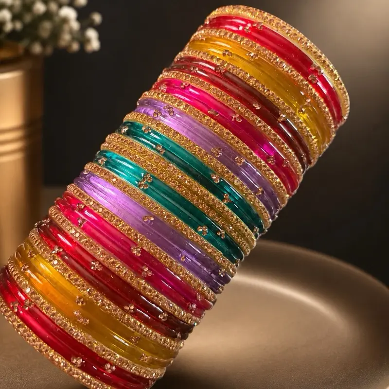 Ekam Bangles stack (38pcs)