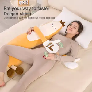 Full Body Pillow for Adults, Long Pillow for Side Sleepers, Removable Velvet Cover,banana cuddle patting pillow,Keep Her Happy