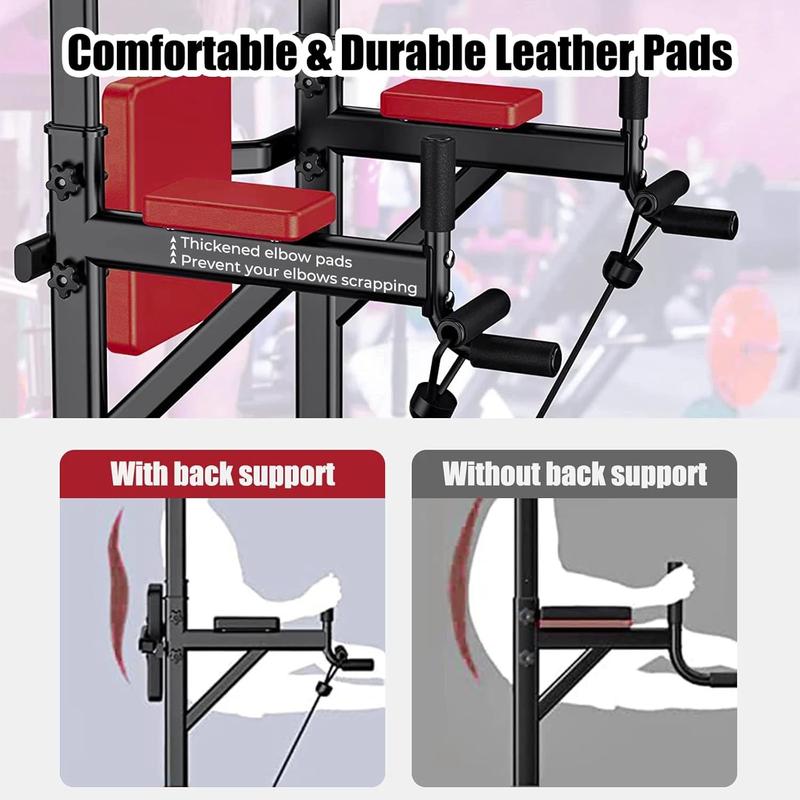 Power Tower Dip Station Pull Up Bar for Home Gym Multi-Function Adjustable Height Strength Training Workout Equipment Power Tower Dip Station Pull Up Bar for Home Gym Multi-Function Adjustable Height Strength Training Workout Equipment