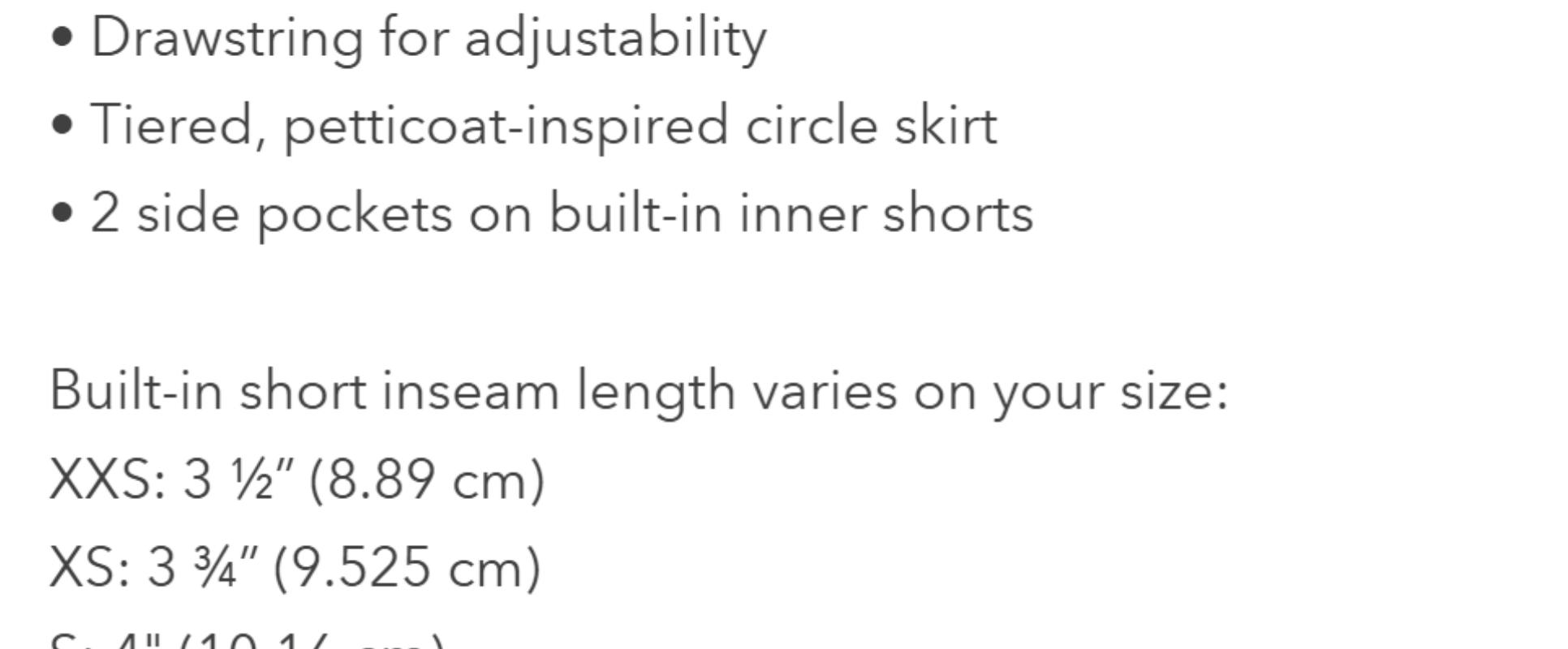 Pirouette Skort - Black