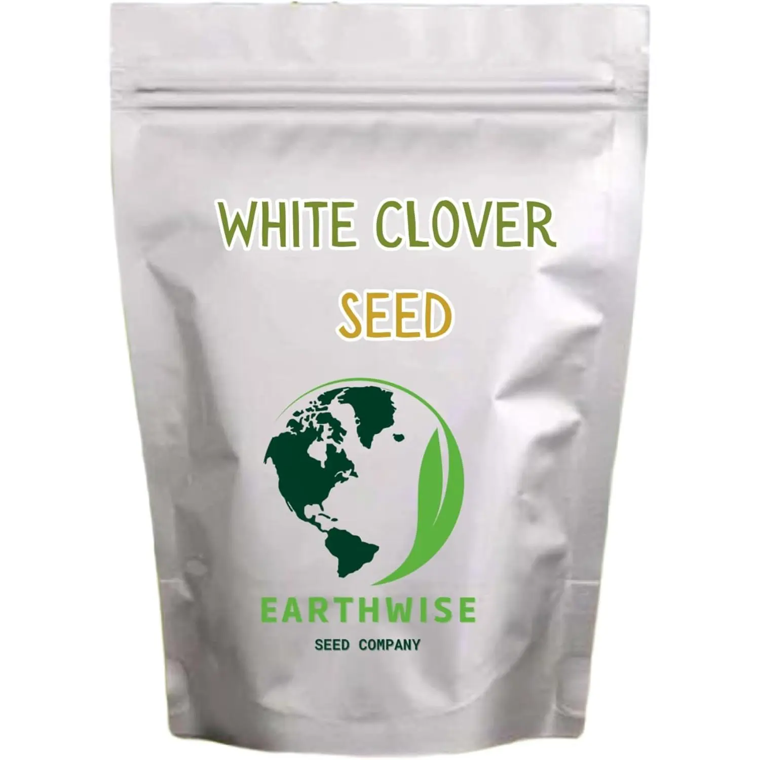 Earthwise White Dutch Clover Gardening Seeds - 1 lb Full Sun Plants, Low-Maintenance, Easy-Grow, Pollinator-Safe, Natural Blend for Germination Boost, All-Seasons Lawn Cover for 2,000 sq ft