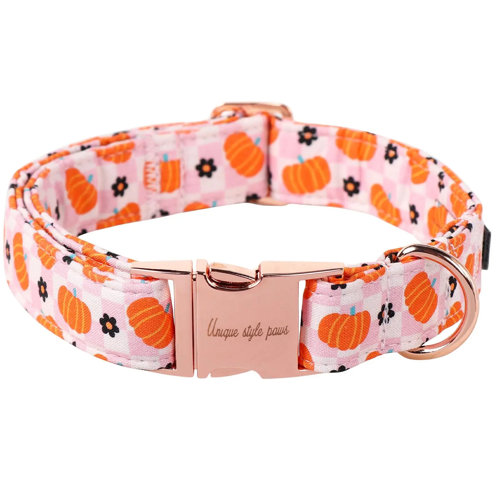 Heavy-Duty Metal Buckle Dog Collar – Perfect for Autumn, Winter & Christmas, Available for Dogs, Ideal for Boys & Girls