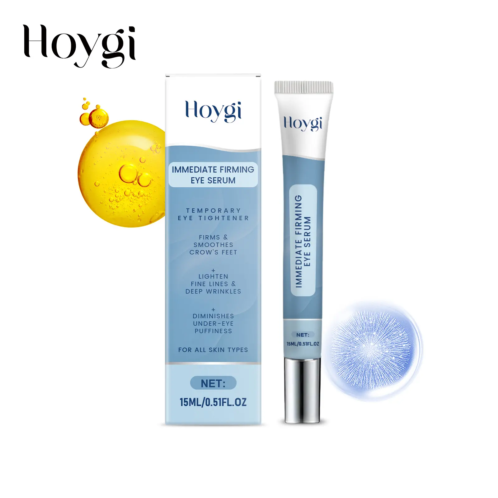 Hoygi Moisturizing Eye Cream for the Eyes, Gentle and Soft, Hydrating Care for the Skin Around the Eyes, Apply and Massage for Tender Skin Eye Cream