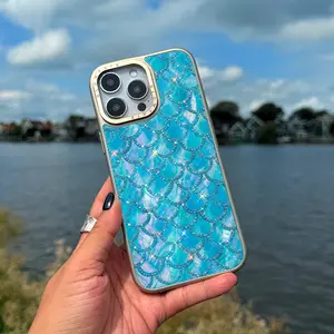 GLOWFATE Natural Shell Crystal iPhone Case - A personalized and creative phone case for iPhone16, 15, 14 Pro Max