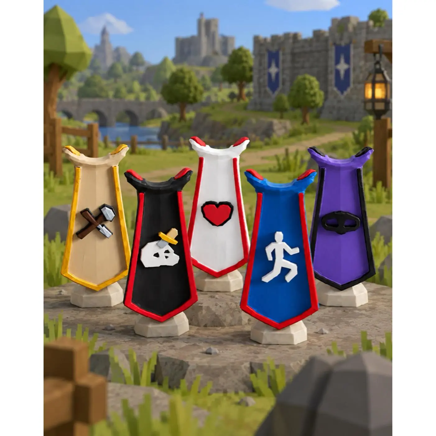 Old-school Skill Capes - Gamer’s collectible skill capes for fans
