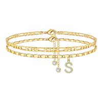 Letter S / Bracelet Set